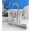Mini TOTE BAG - ezüst szín