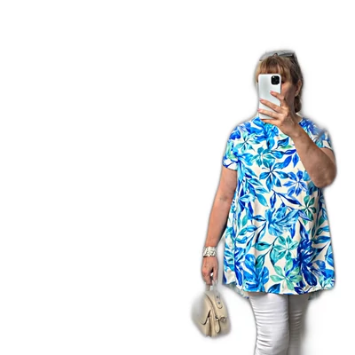 Levélmintás felső