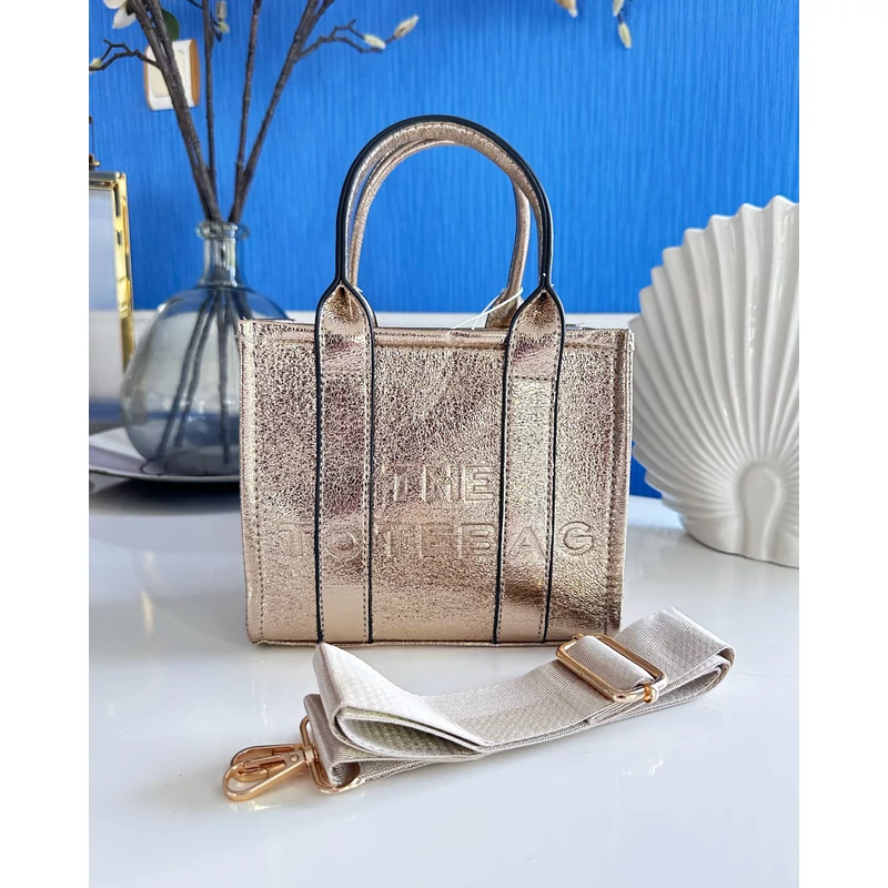Mini TOTE BAG - arany szín